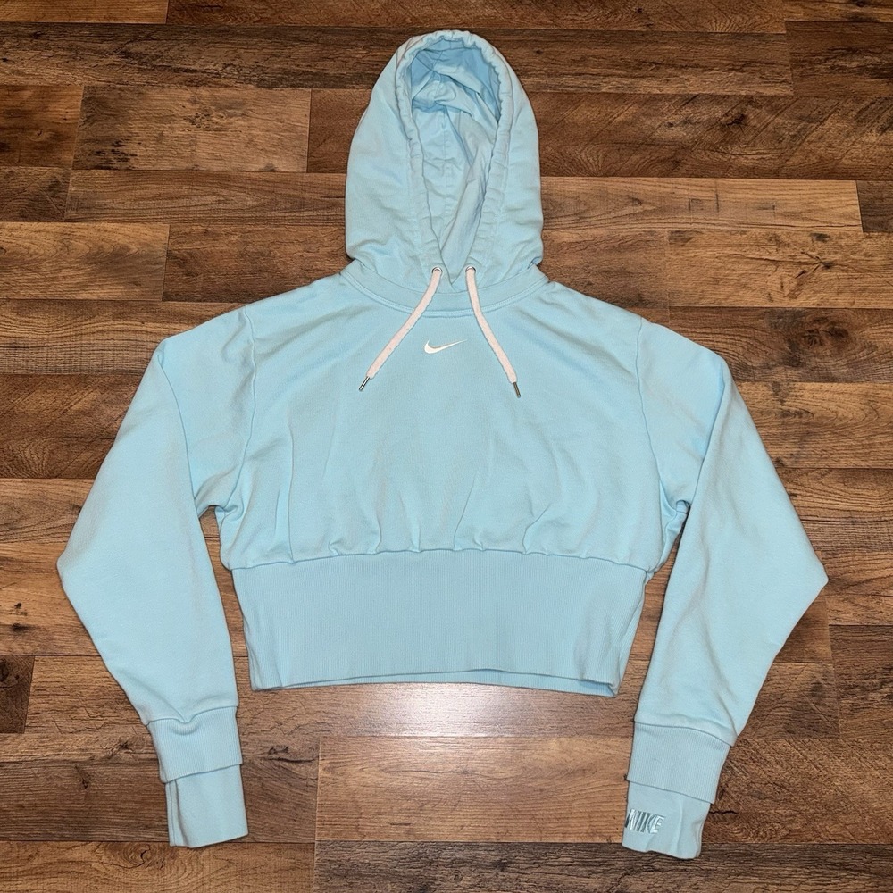 Nike Sportswear Icon Clash Women's Easy Fleece Cropped Hoodie DD5096-482 Size L